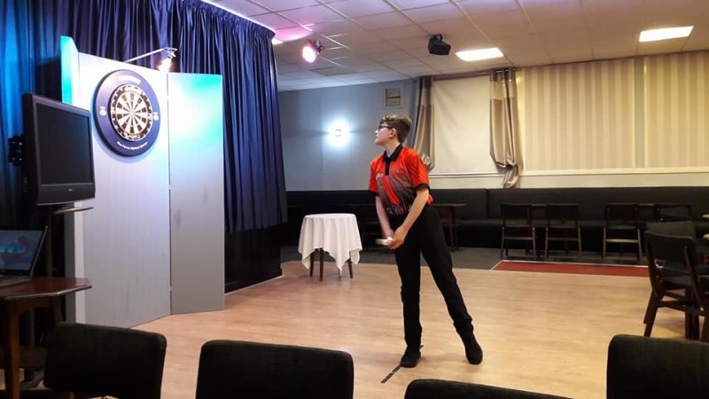 Other image for Charlie’s target is to be star of the oche